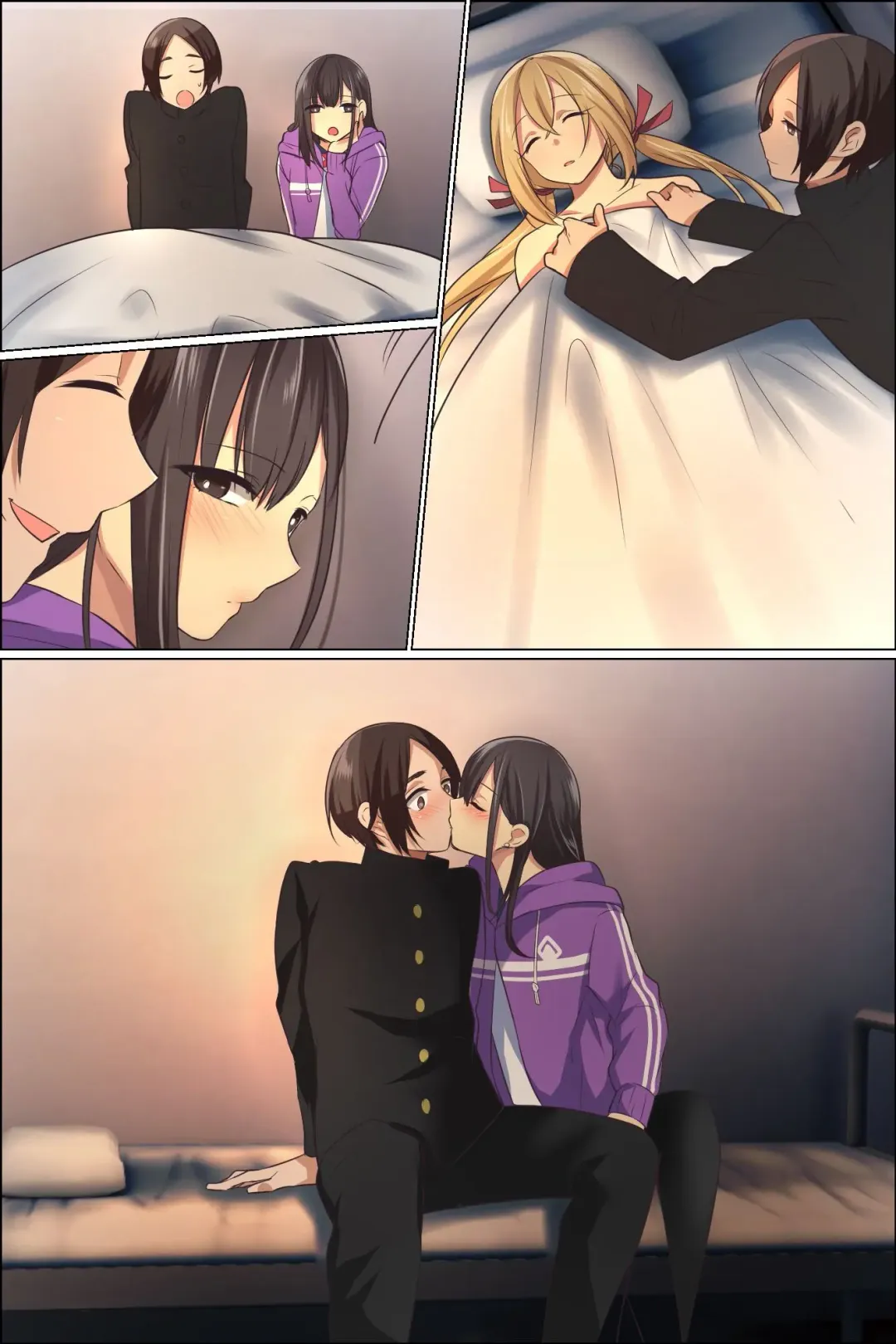 Sukebe ni Kakusei Shita Kanojo to Tsundere Osananajimi ga Ore no Are o Neratteru Fhentai - Page 69