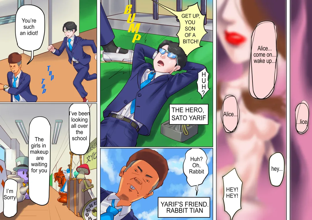 [Papermania] Shemale no Kuni no Alice no Bouken | Shemale Country: Alice's Adventure (decensored) Fhentai - Page 3
