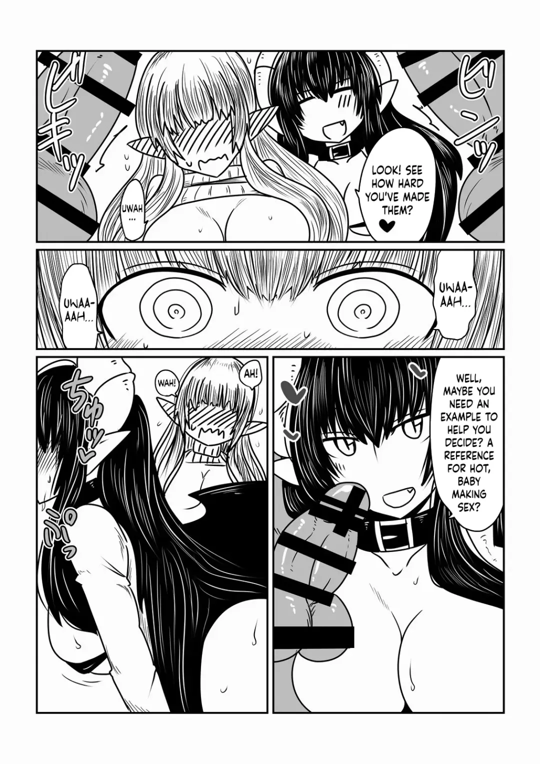 [Hroz] Elf-san to Succubus-san. | An Elf And A Succubus. Fhentai - Page 9