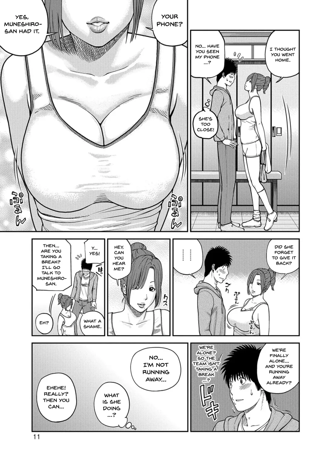 [Kuroki Hidehiko] Momojiri Danchi Mama-san Volley Doukoukai - Mom's Volley Ball | Momojiri District Mature Women's Volleyball Club Fhentai - Page 9
