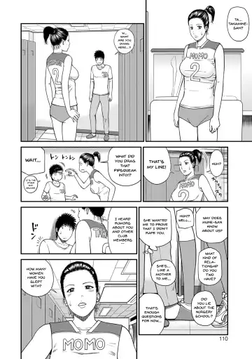 [Kuroki Hidehiko] Momojiri Danchi Mama-san Volley Doukoukai - Mom's Volley Ball | Momojiri District Mature Women's Volleyball Club Fhentai - Page 106