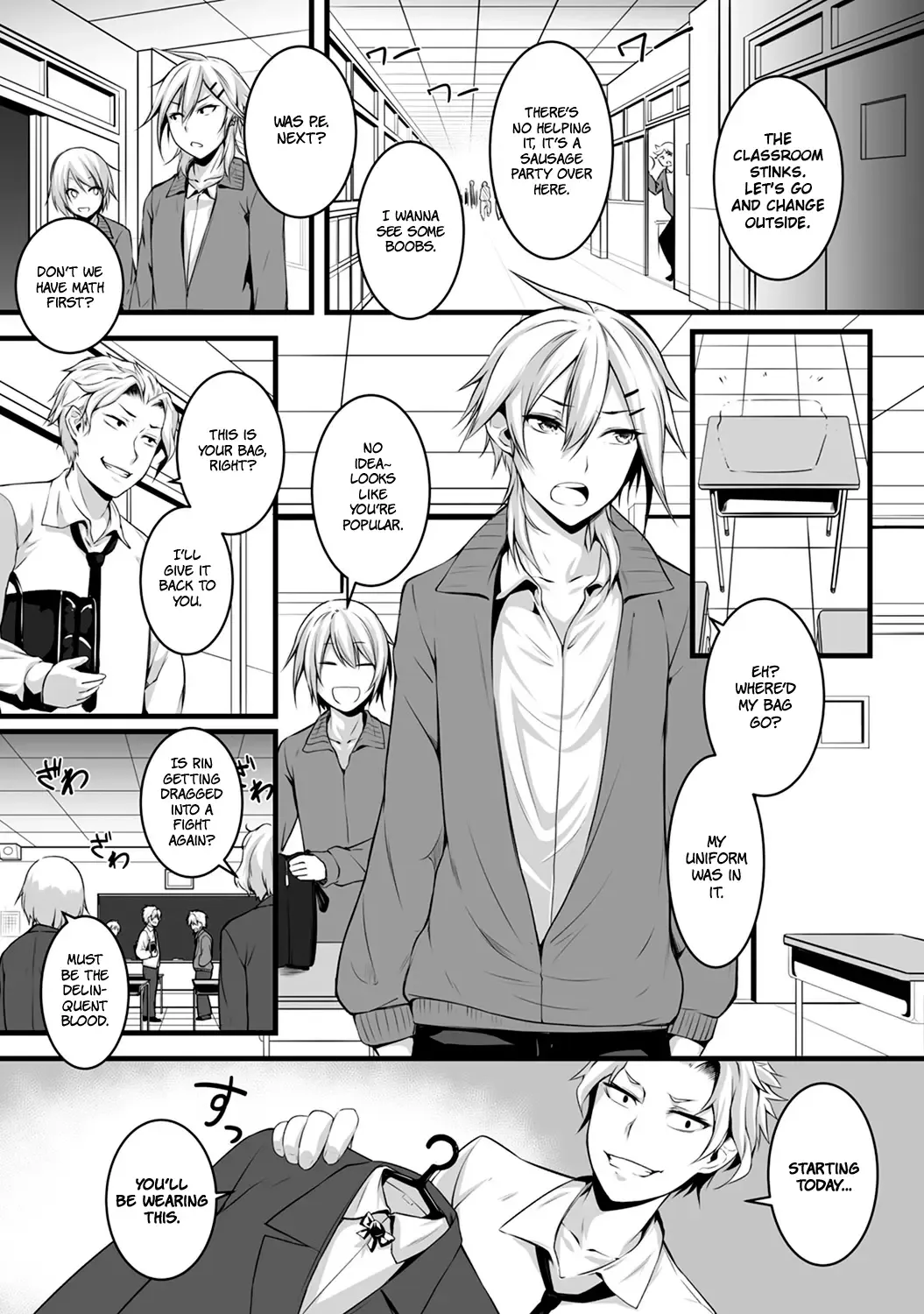 [Yukisaki Miale] Ore wa Kyou kara Cinderella Aite wa Otoko. Ore wa Onna! - From now on, I'm Cinderella. My Partner is a Man and I'm a Woman!  Ch. 1-8 Fhentai - Page 2