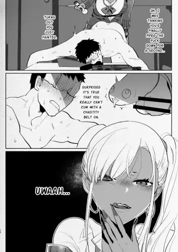 [Aimaitei Umami] Kigen no Warui Kuro Gal Futanari Kanojo ni Karaoke ni Yobidasareta Kekka... Fhentai - Page 16