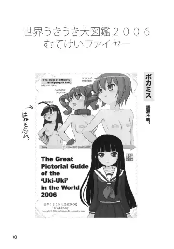 [Abe Yoshitoshi - Dkdkdkdondondon - Yuuichi] Sekai Ukiuki Zukan 2006 - The Pictorial Guide of the 'Uki-Uki' in the World 2006 Fhentai - Page 2