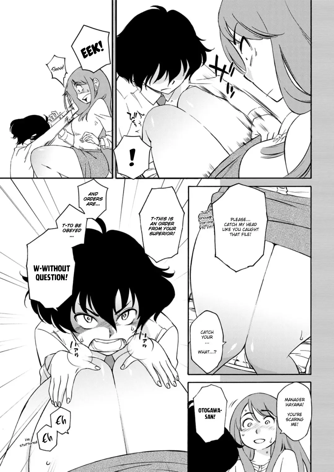 [Mikihime] Otogawa-san to Hasamare Kachou | Otogawa-san and The Manager between Her thighs Fhentai - Page 5