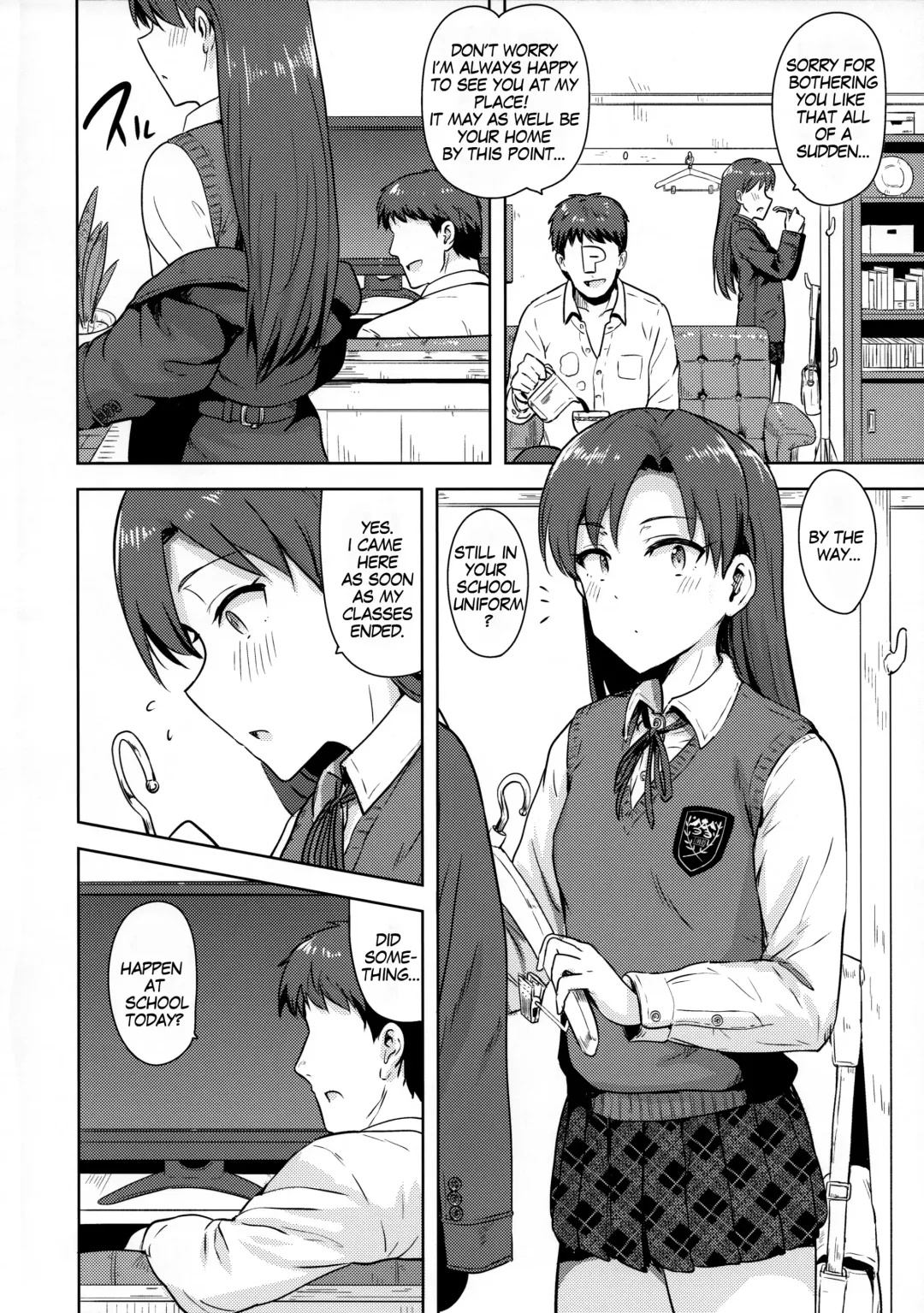 [Tsurui] Chihaya to Seifuku! | Chihaya and Uniform! Fhentai - Page 3