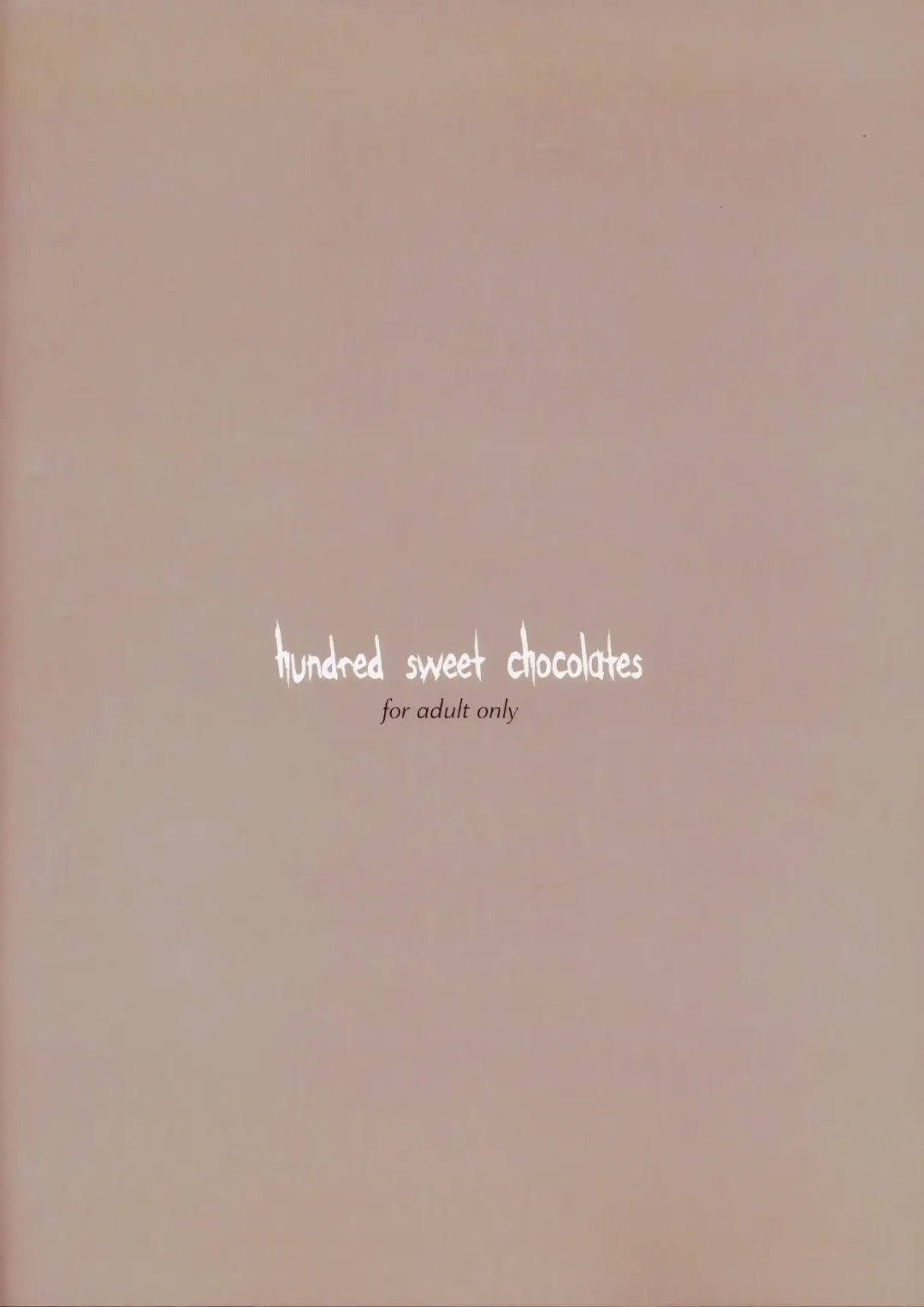 [Tatami] hundred sweet chocolates Fhentai - Page 11