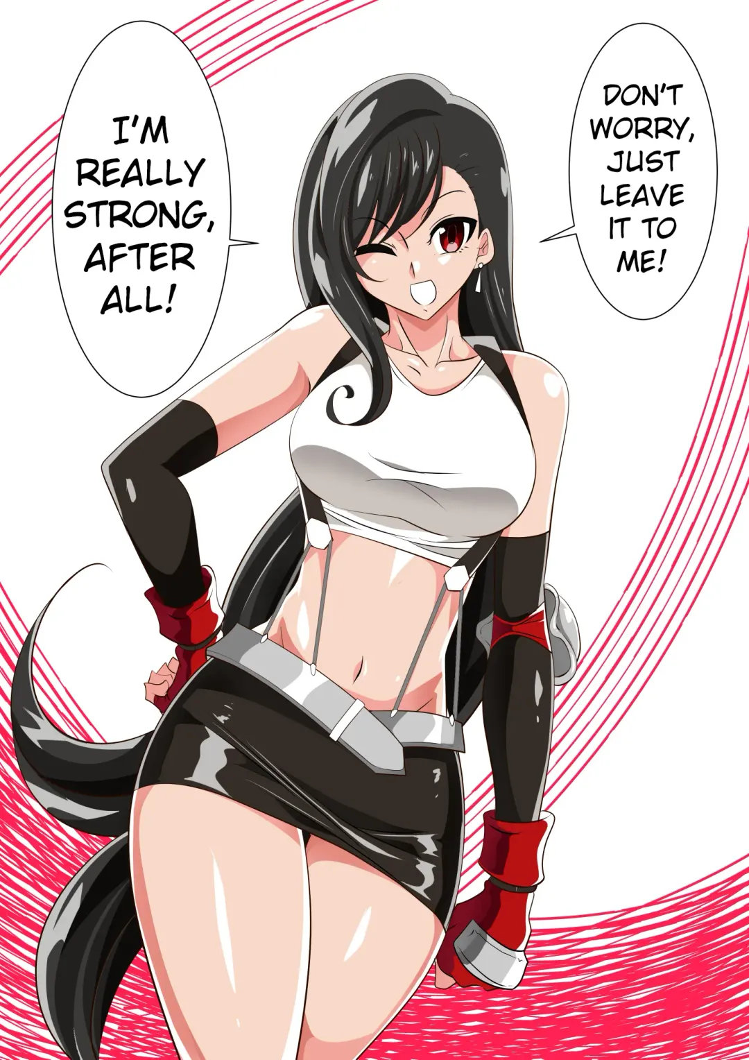 Tifa VS Saimin Oji-san (Final Fantasy VII) | Tifa VS Old Man Hypnotist Fhentai - Page 1