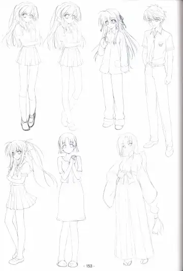 [Shida Kazuhiro] Hoshizora no Memoria -COMPLETE ART WORKS- Fhentai - Page 152