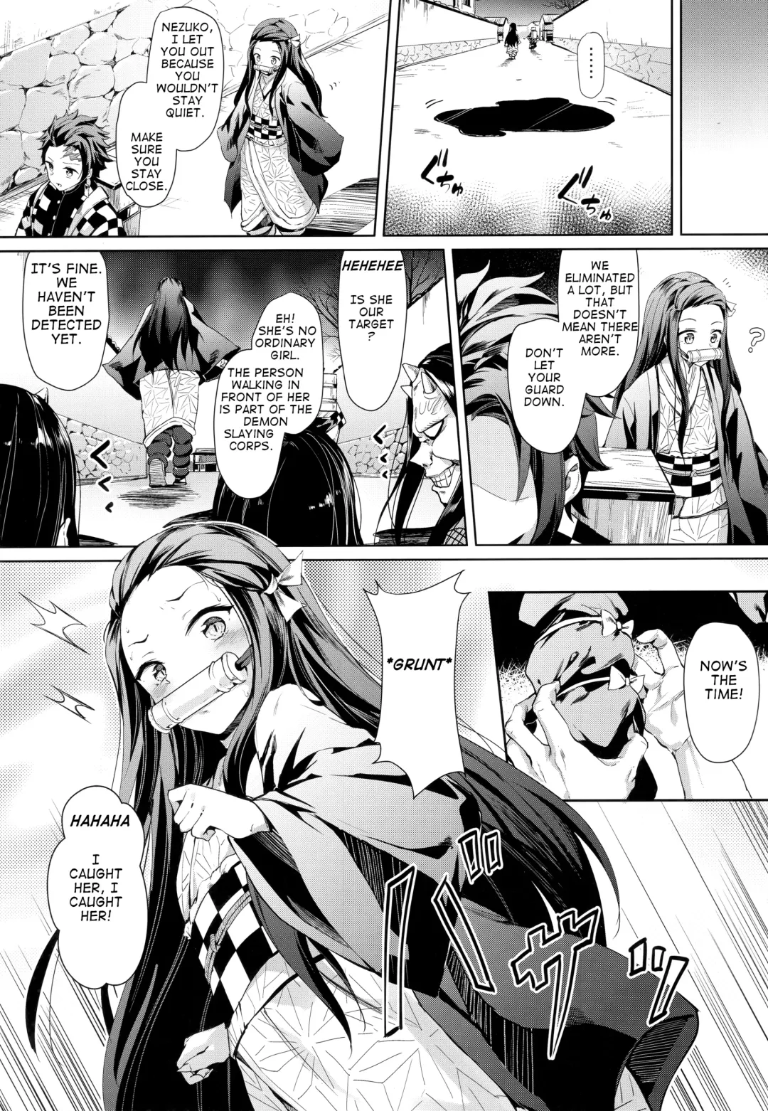 [Oniharigusa] Moshi Nezuko ga Warui Hito ni Tsukamattara... Fhentai - Page 3