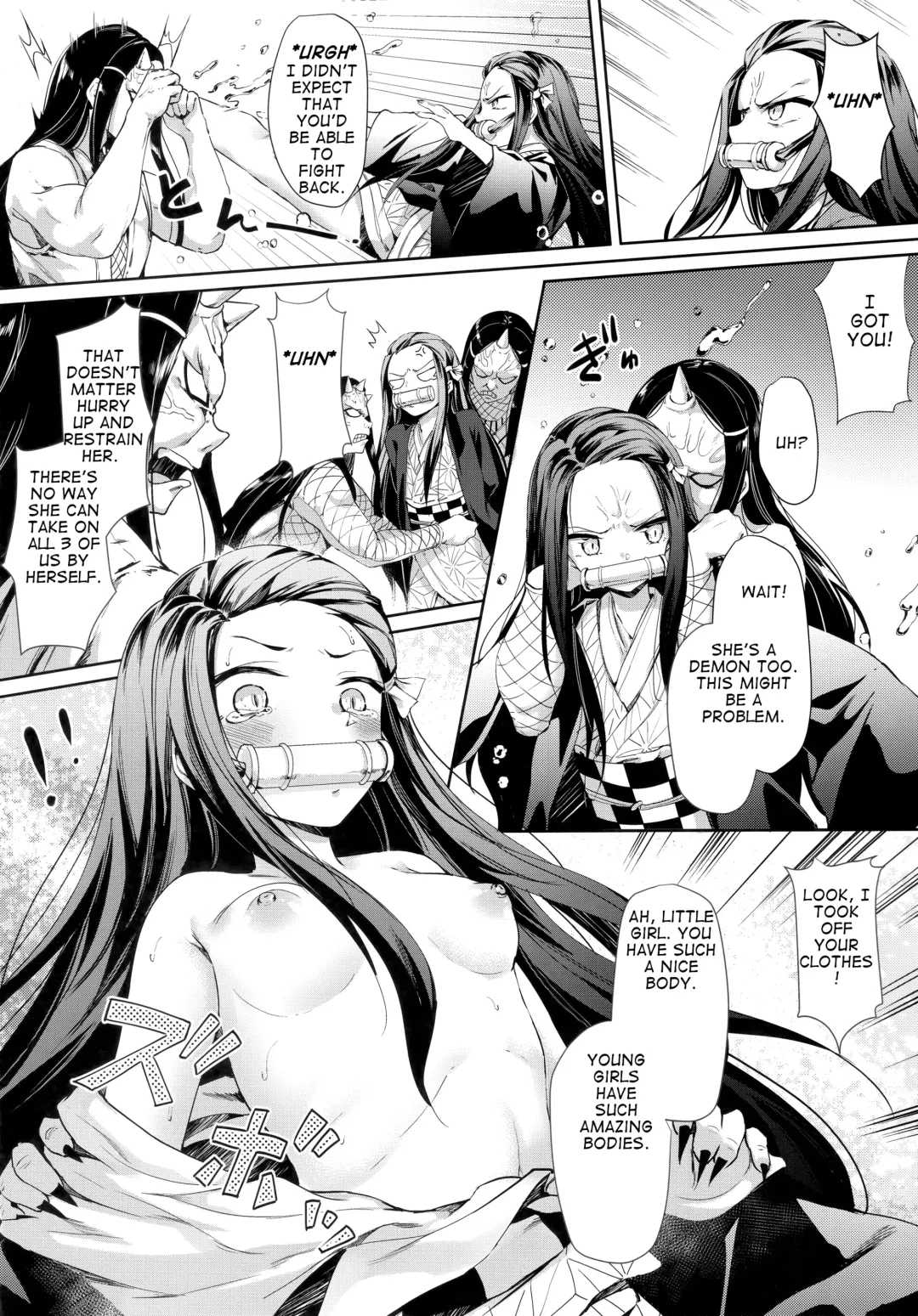 [Oniharigusa] Moshi Nezuko ga Warui Hito ni Tsukamattara... Fhentai - Page 5