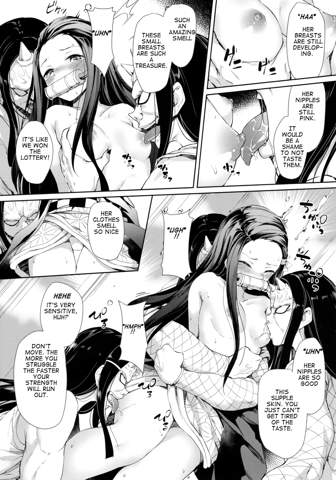 [Oniharigusa] Moshi Nezuko ga Warui Hito ni Tsukamattara... Fhentai - Page 6