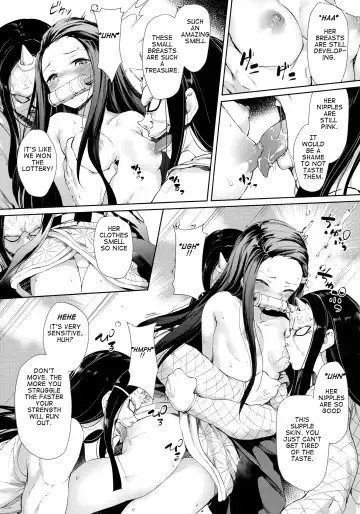 [Oniharigusa] Moshi Nezuko ga Warui Hito ni Tsukamattara... Fhentai - Page 6
