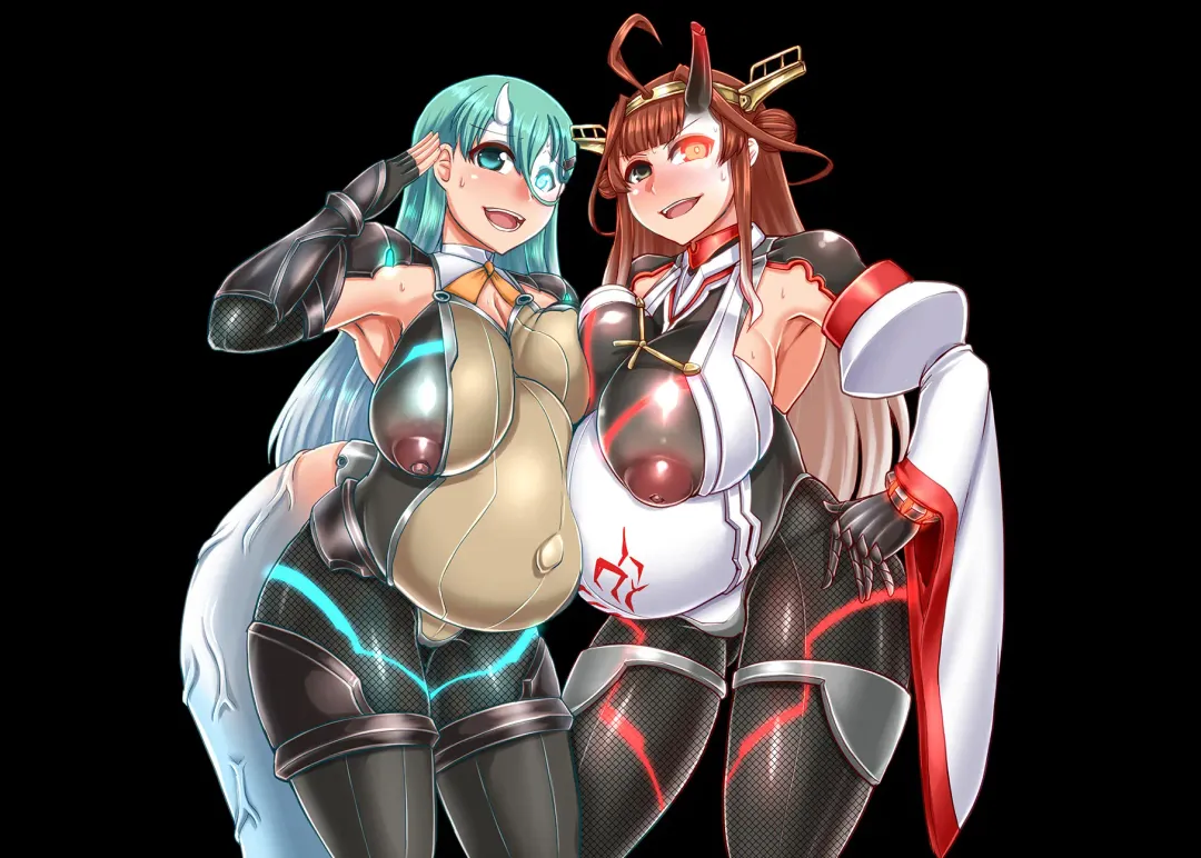 [Naniwadou Matatabi] HYBREED ~Shinkai Tsuki Kanmusu Shussan Kiroku~ | 舰娘深海化受孕出产记录 Fhentai - Page 28