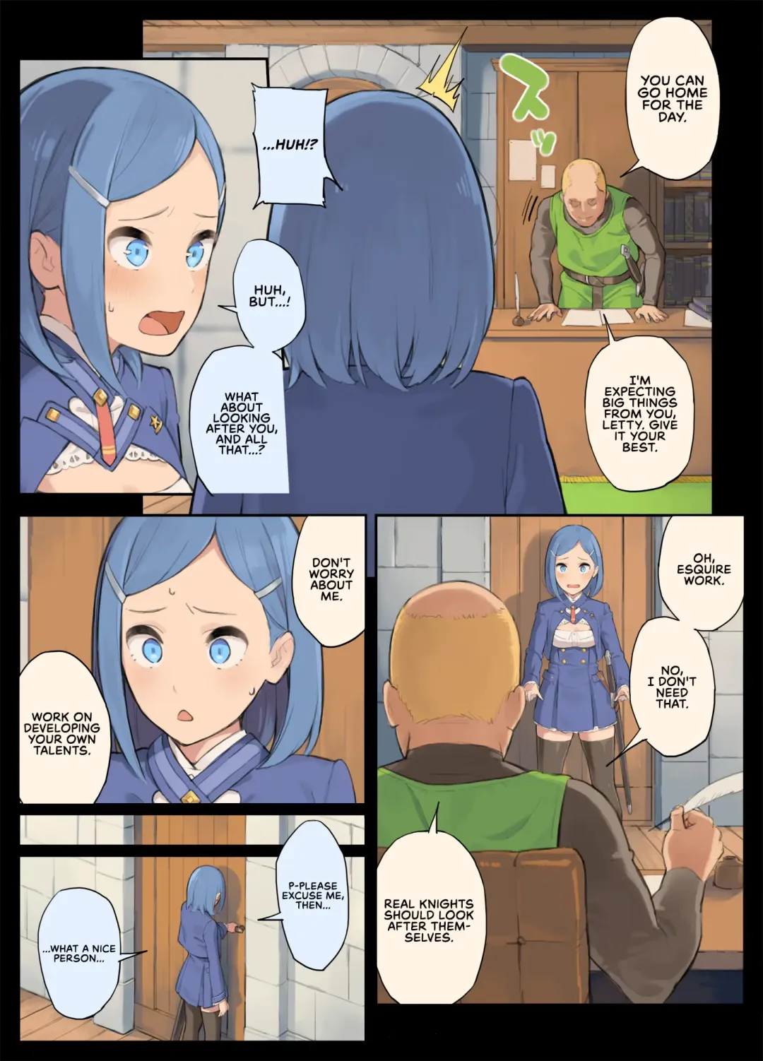 Shinjin Juukishi no Ichinichi | A Day in the Life of a New Esquire Fhentai - Page 22