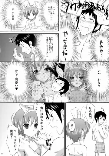 [Momoya Show-neko] Nagato Yuki wa Usagi to Kame no Yume o Miru ka? Fhentai - Page 21