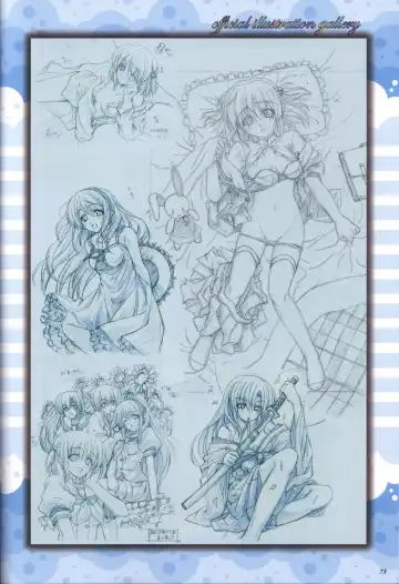 [Kusukusu] Moshimo Ashita ga Harenaraba official fanbook Fhentai - Page 74