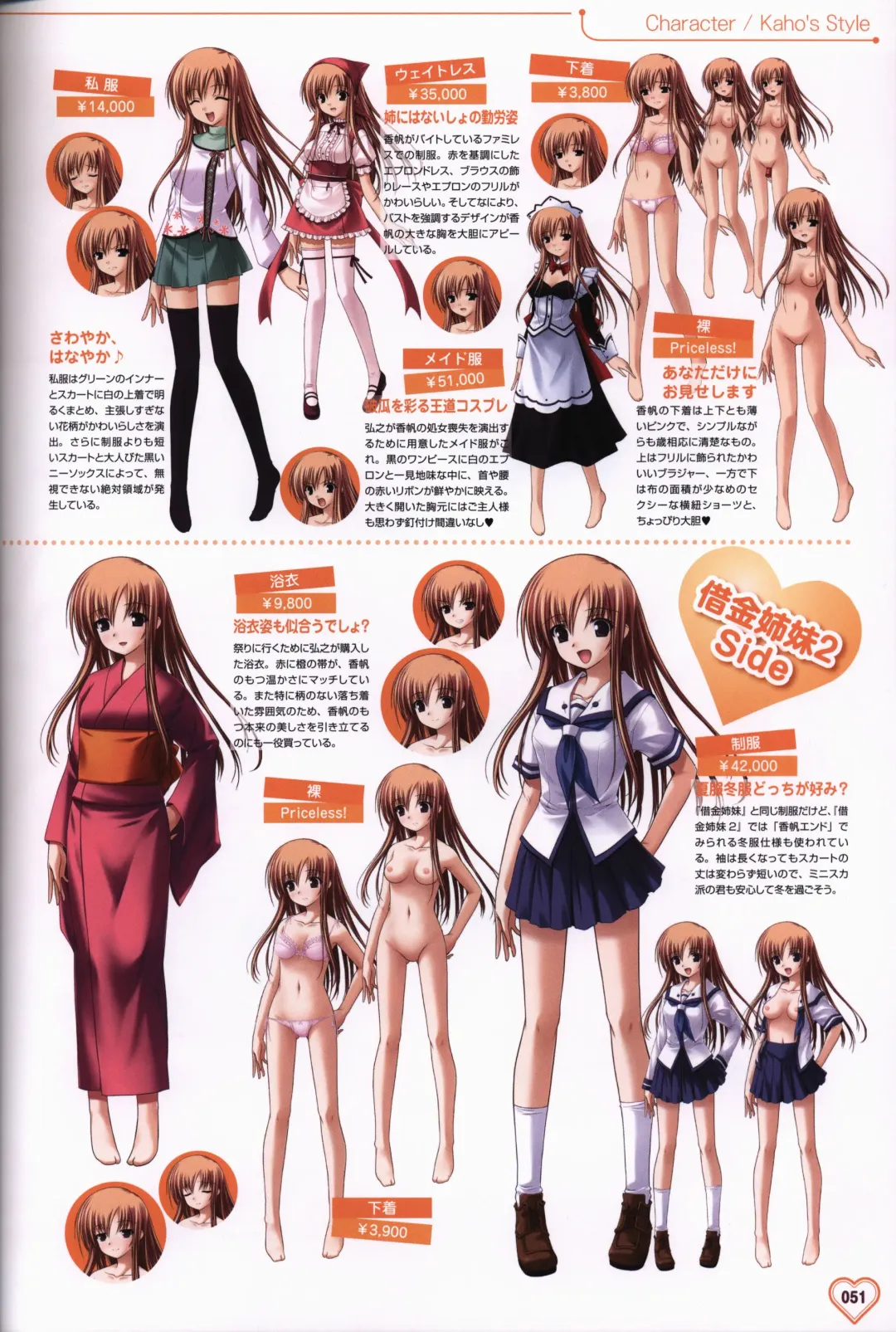 [Okuma Masami - Suzumori] Shakkin Shimai＆Shakkin Shimai2 visual fanbook Fhentai - Page 52