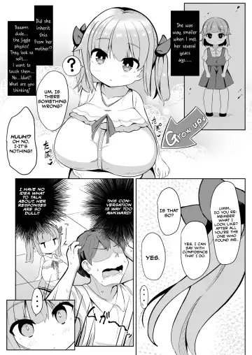[Hirob816] Hisashiburi ni Atta Imouto no Musume ga Kyonyuu de Osumashiya-san ni Nattemashita. Fhentai - Page 4