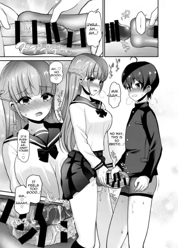 [Piririnegi] Muttsuri Sukebe na Futanari Kanojo o Onaho de Yuuwaku Suru | I tempted my reserved lewd futanari girlfriend with an onahole Fhentai - Page 11