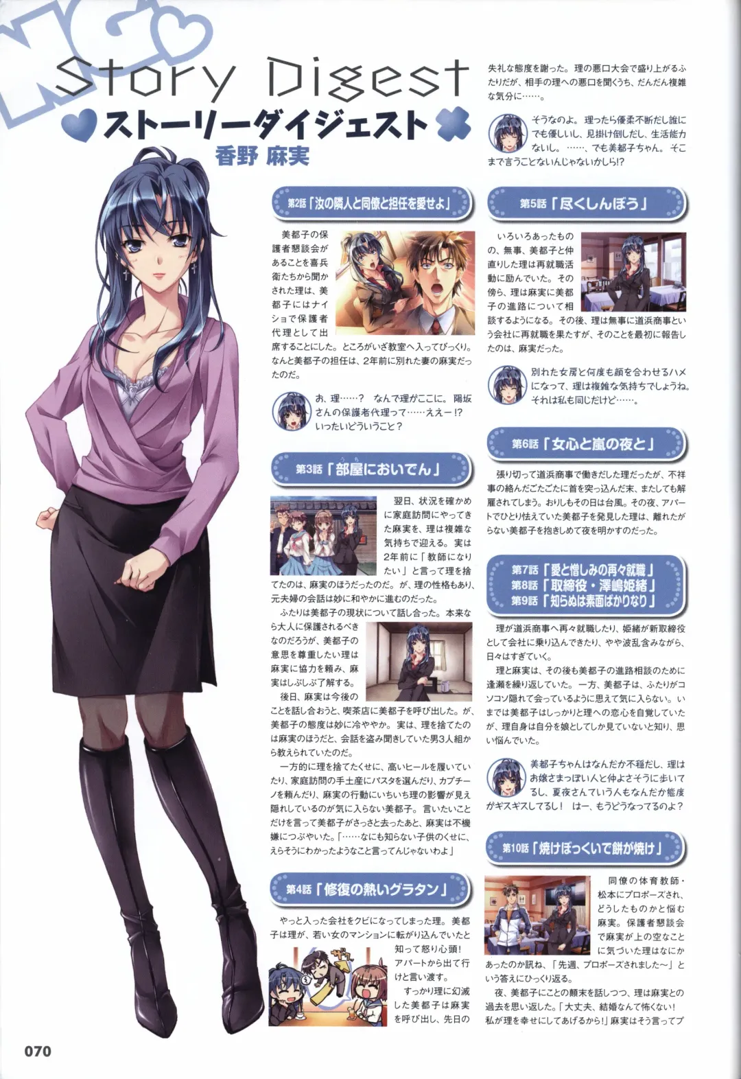 [Mikoshi Matsuri - Tottori Sakyuu] Sekai de Ichiban Dame na Koi Visual Fanbook Fhentai - Page 73