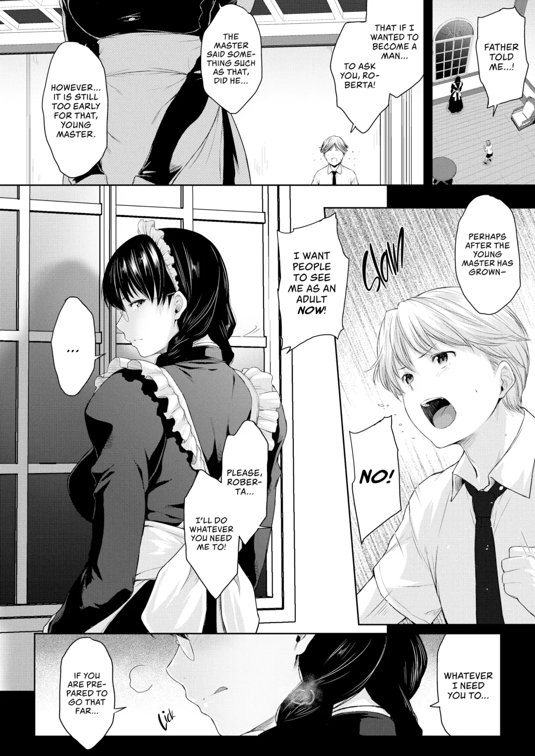 [Barlun] Maid no Tsutome | The Duties of the Bloodhound Maid (decensored) Fhentai - Page 4
