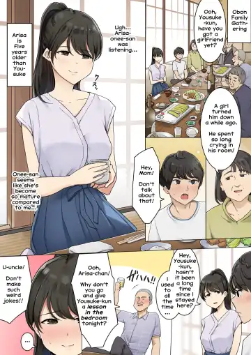 Read [Wakamatsu] Shinseki no Onee-san ni Fudeoroshi Shitemorau Ohanashi - Fhentai