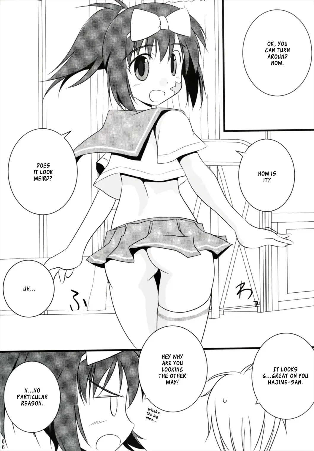 [Pokiri - Uetsuka Ei] Hajimete no Sailor Fuku | Hajime's First Sailor Suit Fhentai - Page 6