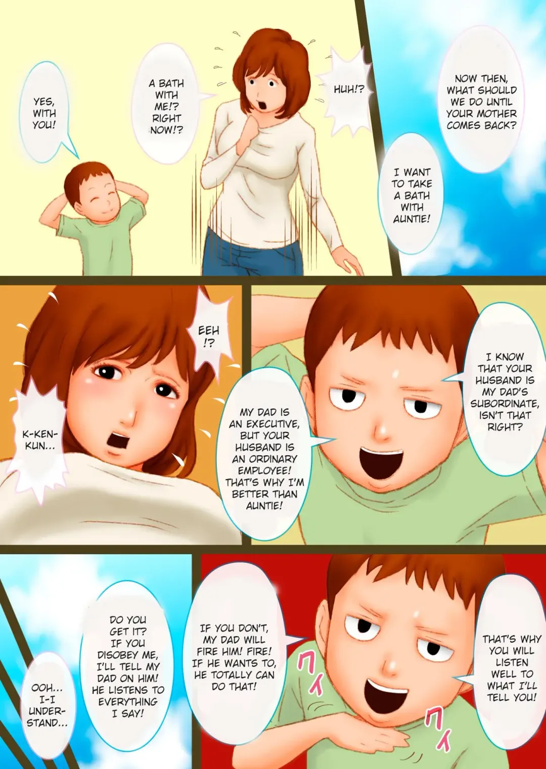 [Girls Number] Shujin no Joushi no Musuko ni Okasarete Sonomama Chitsunai ni Shasei Sareru Hitozuma! Fhentai - Page 3