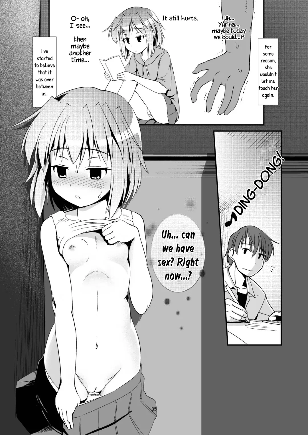 [Yone Kinji] Koukan Nikki Yurina to Asobou | Koukan Nikki Playtime with Yurina (decensored) Fhentai - Page 35