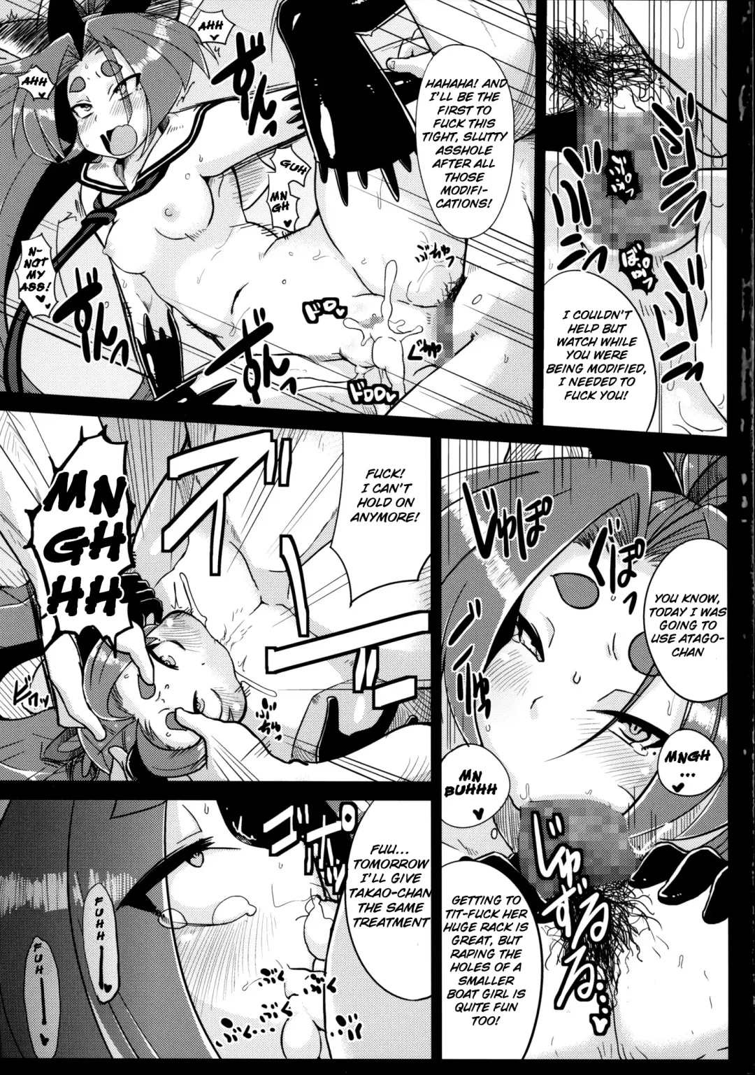 [Yumano Yuuki] Dorei Shoufukan Hatsuharu | The Ship-Girl Hatsuharu Becomes an Enslaved Whore. Fhentai - Page 14