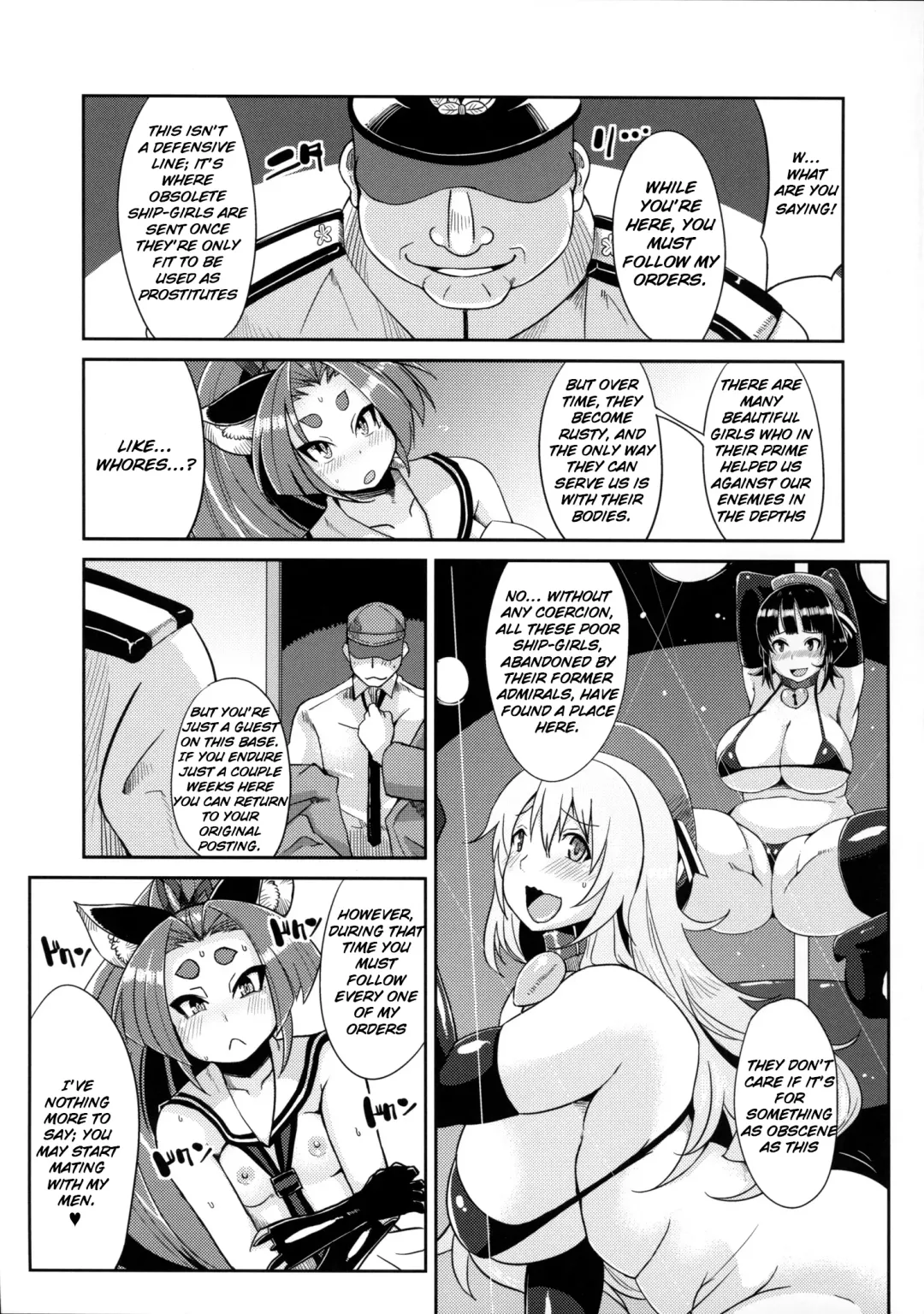 [Yumano Yuuki] Dorei Shoufukan Hatsuharu | The Ship-Girl Hatsuharu Becomes an Enslaved Whore. Fhentai - Page 8