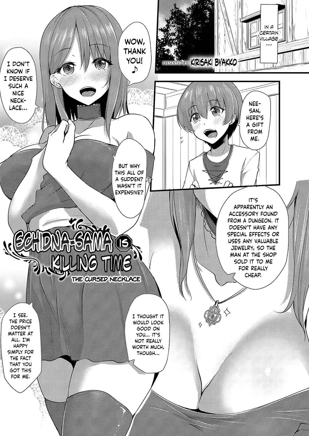 [Kirisaki Byakko] Echidna-sama no Himatsubushi Noroi no Necklace | Echidna-sama Is Killing Time - The Cursed Necklace Fhentai - Page 1