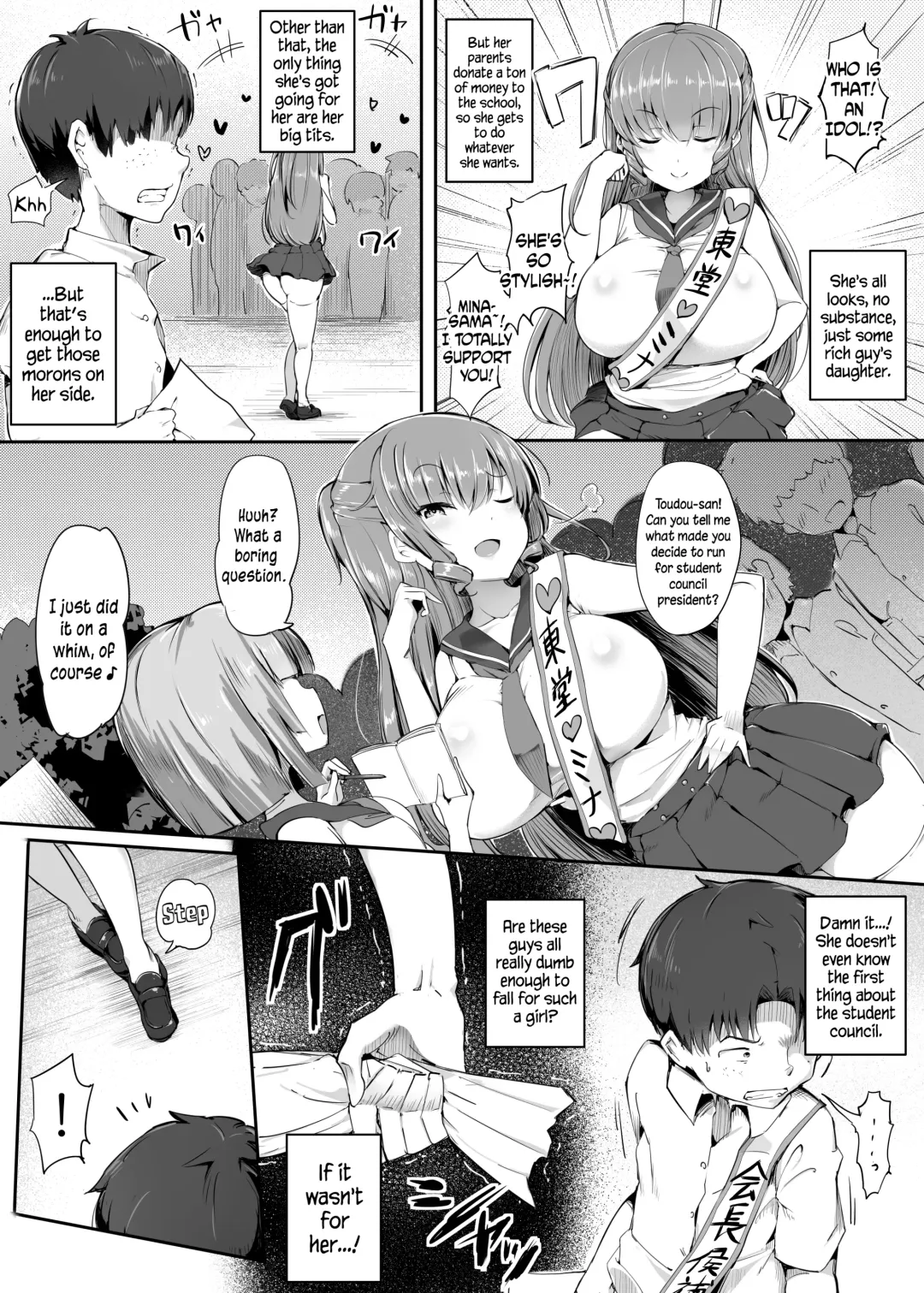 [Doskoinpo] Kuso Maso, Rakusen. | Lose the Election, You Shitty Maso. Fhentai - Page 4