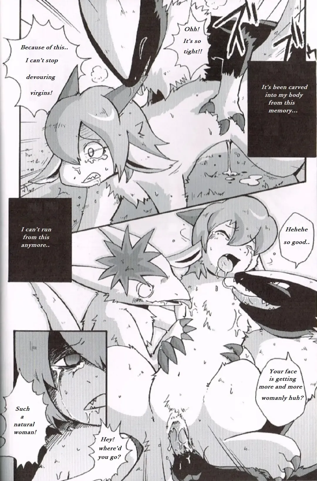 [Mikaduki Karasu] Dare mo Tasukete Kurenari Sekai | Tennen and the stubborn Oka Alternate ending Fhentai - Page 4