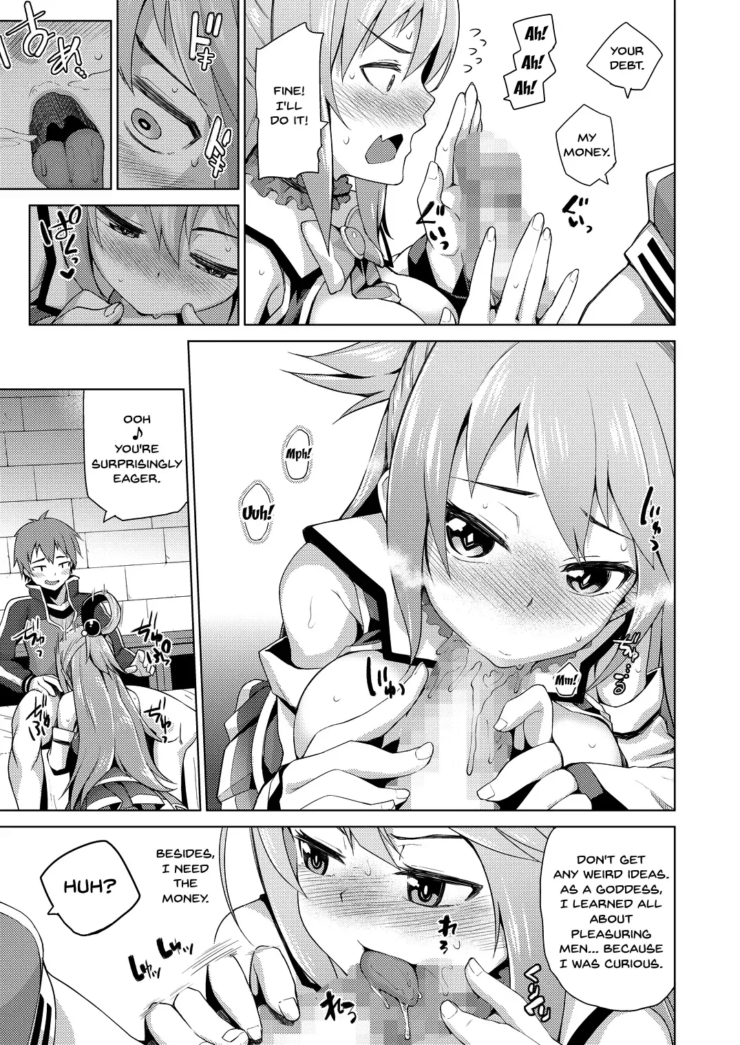 [Nonaka Tama] Damegami-sama no Succubus Beit! | A Worthless Goddess Fhentai - Page 10