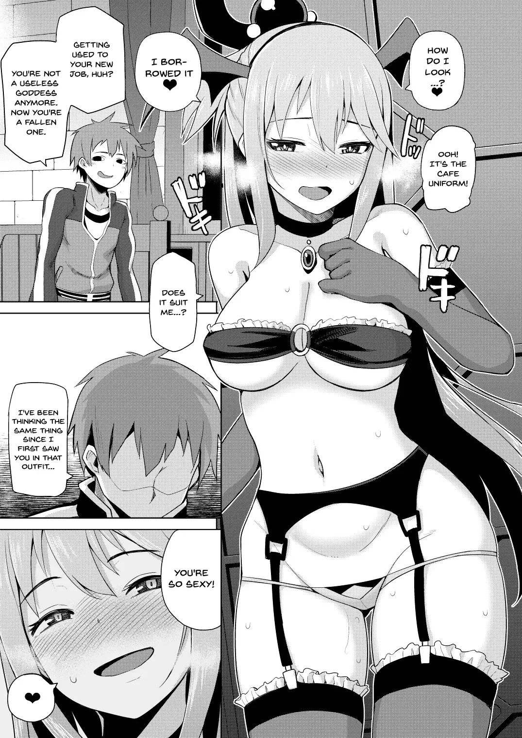 [Nonaka Tama] Damegami-sama no Succubus Beit! | A Worthless Goddess Fhentai - Page 18