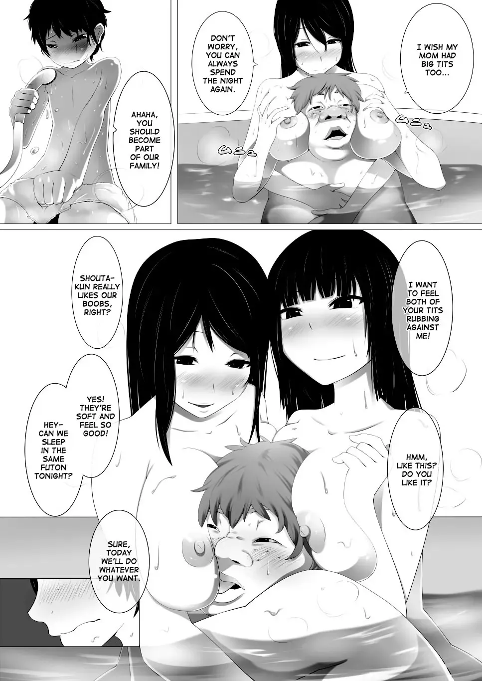 [Kemuri Haku] Debushota ga Ofuro de Harem Joutai Fhentai - Page 4