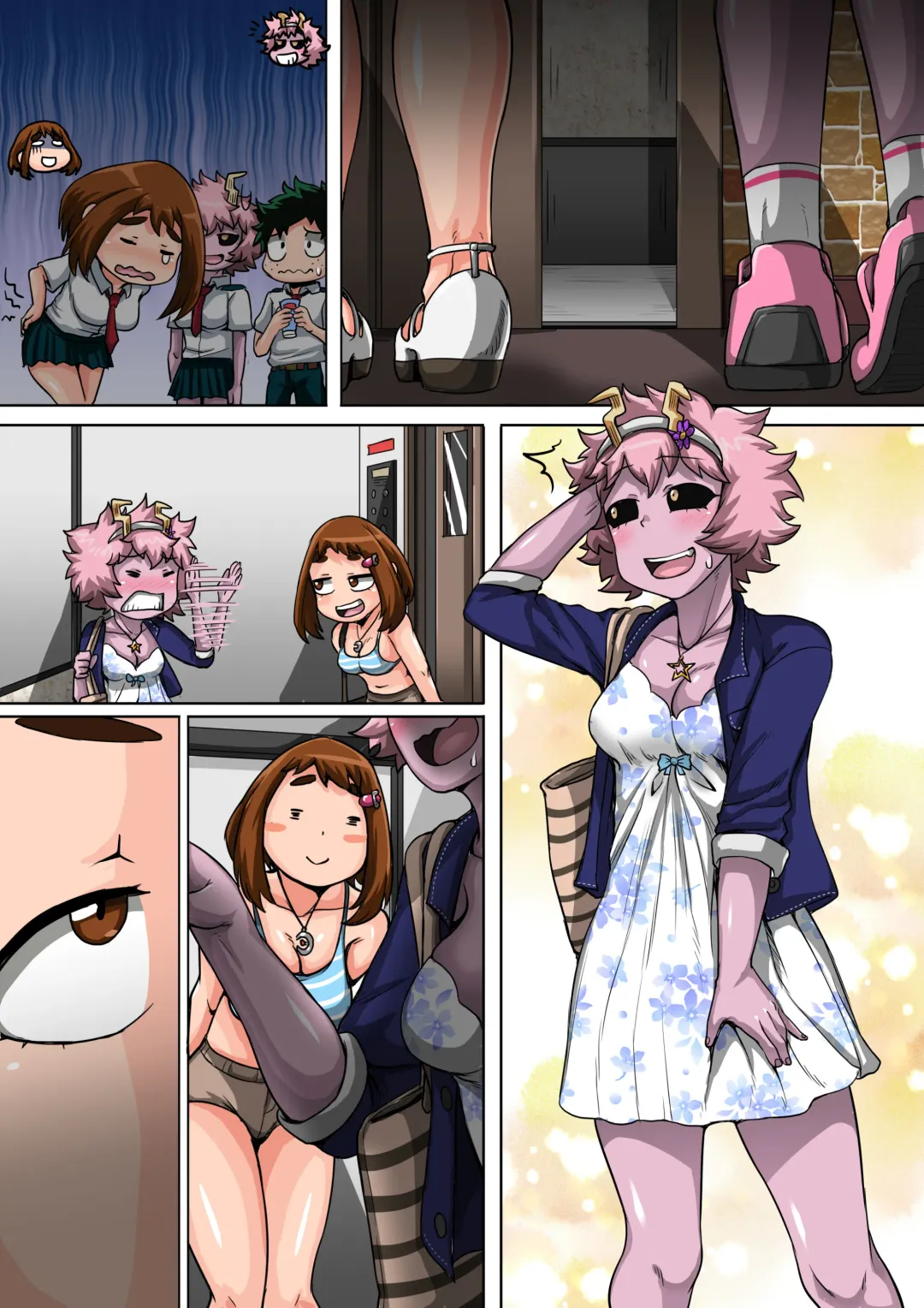 [Juna Juna Juice] Boku no Harem Academia: 5-wa "Harem no Hajimari" | My Harem Academia 5: The Start of a Harem Fhentai - Page 124