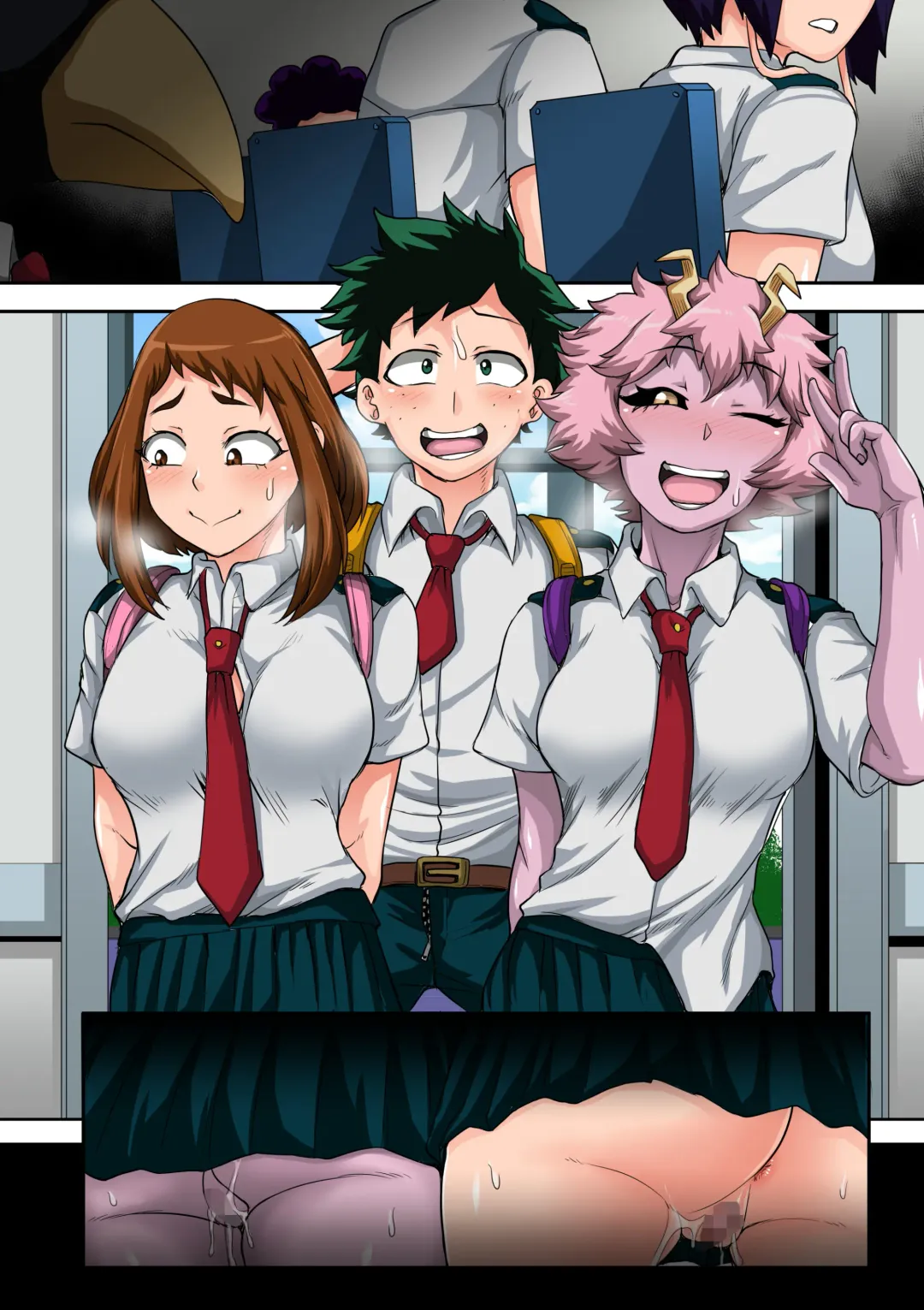 [Juna Juna Juice] Boku no Harem Academia: 5-wa "Harem no Hajimari" | My Harem Academia 5: The Start of a Harem Fhentai - Page 91