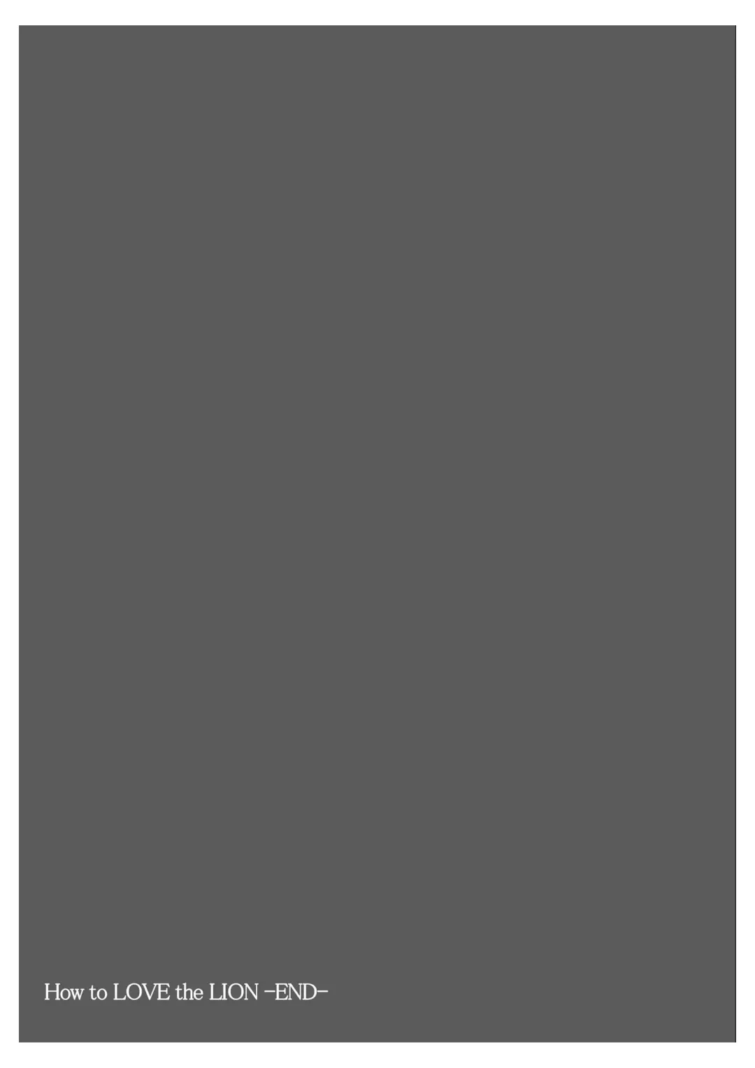 [Sasamaru] How to Love the Lion Fhentai - Page 37