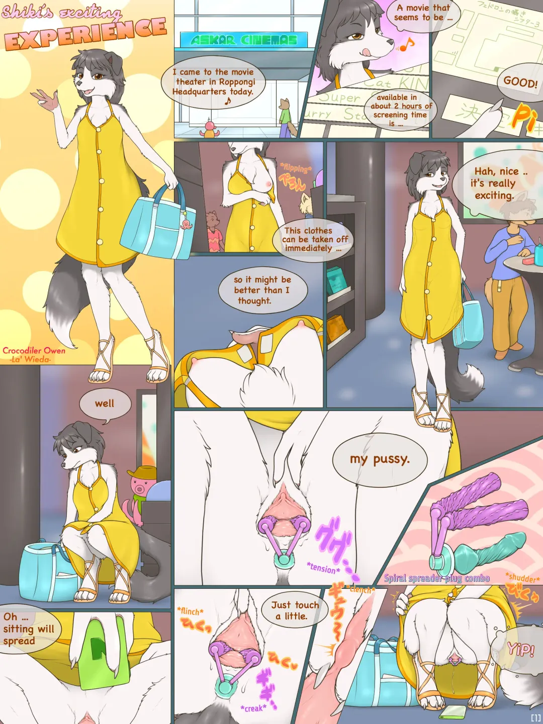 [Crocodiler Owen] Shiki's Exciting Experience: Act 1 Fhentai - Page 1