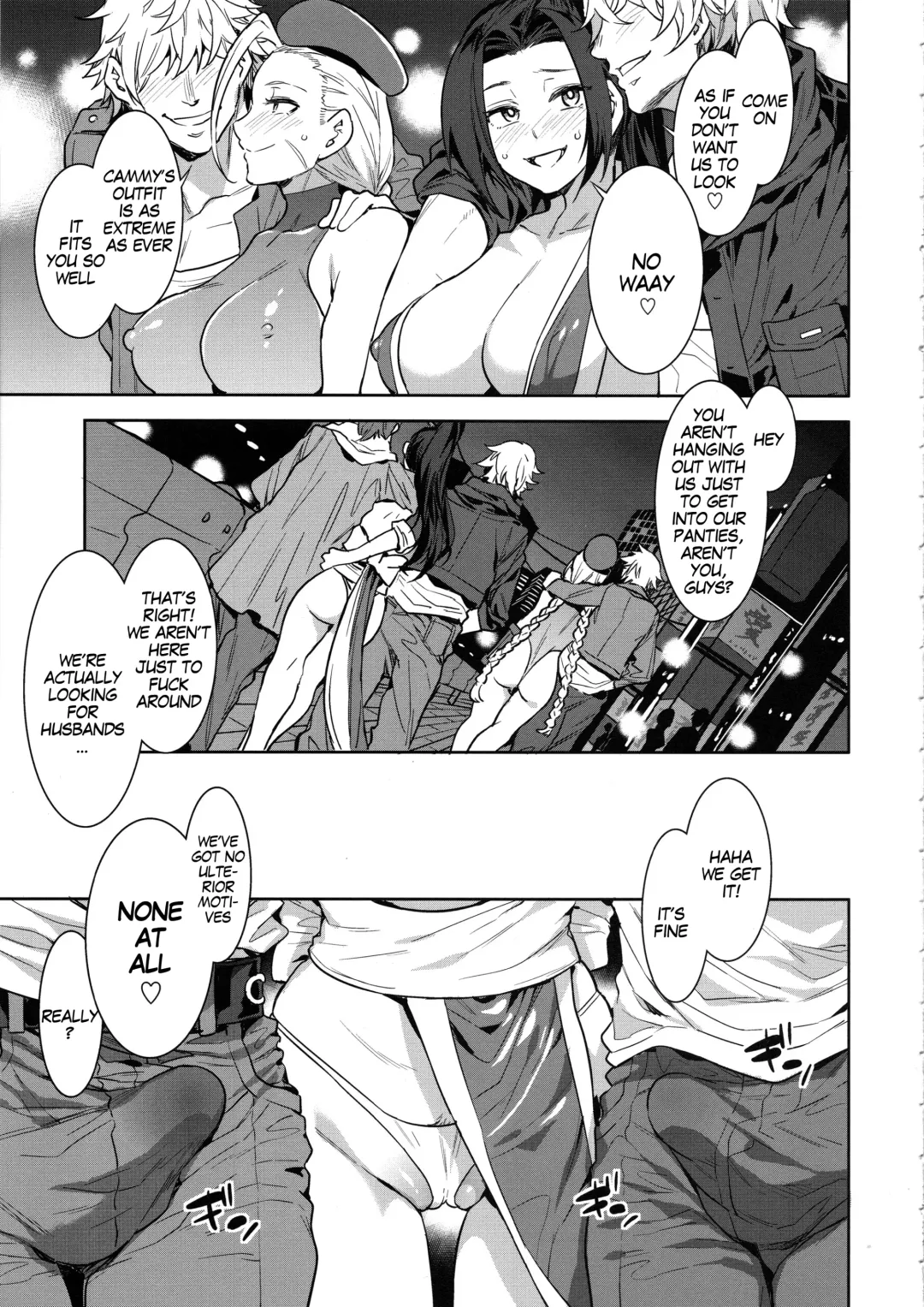[Mizuryu Kei] Kakutou Musume Yarimoku Goukon | Casual Sex Party With Fighting Game Gals Fhentai - Page 4