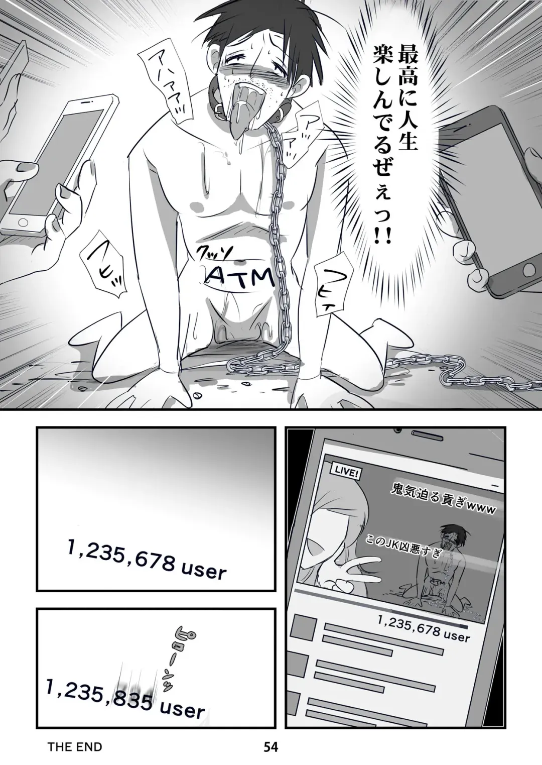 Kyouaku na Iede Shoujo-tachi ~30-dai no Ossan o Mitsugi Maso ni Tatakiotoshimasu~ Fhentai - Page 54