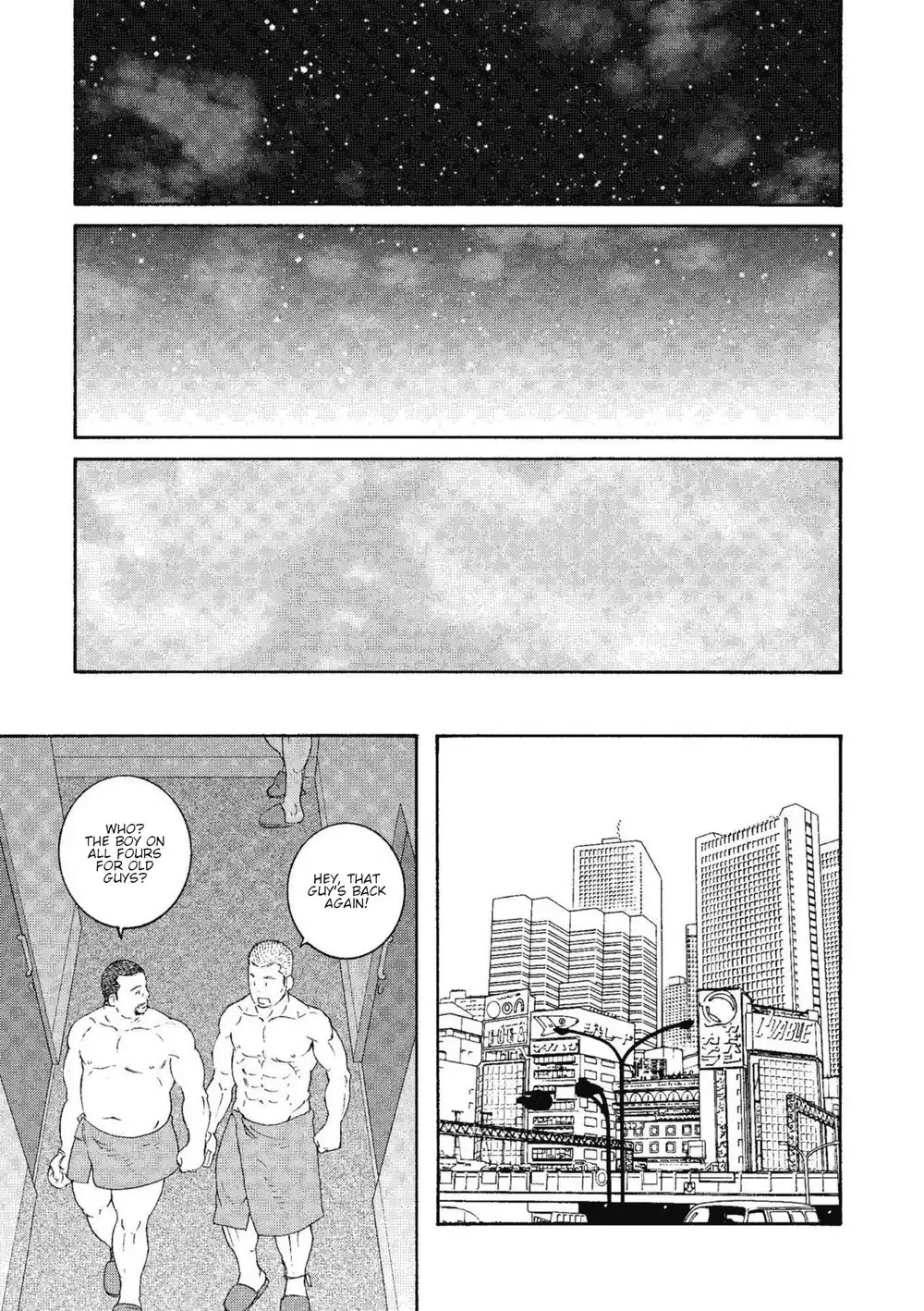 [Tagame Gengoroh] Kinyou no Yoru wa Yotsunbai de | Friday Night on All Fours Fhentai - Page 39
