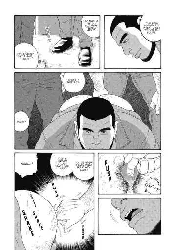 [Tagame Gengoroh] Kinyou no Yoru wa Yotsunbai de | Friday Night on All Fours Fhentai - Page 10