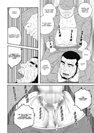 [Tagame Gengoroh] Kinyou no Yoru wa Yotsunbai de | Friday Night on All Fours Fhentai - Page 34