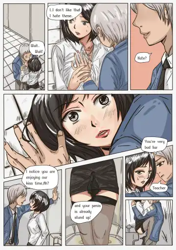 [Valdam] Trap teacher in toilet, extend Fhentai - Page 6