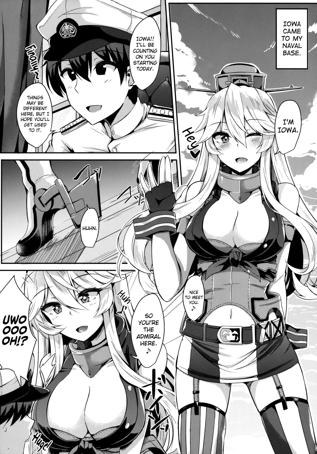[Kazamitiu] Iowa to Mechamecha Ecchi Suru Hon | Wild Sex With Iowa Fhentai - Page 4