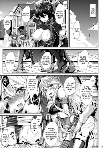 [Kazamitiu] Iowa to Mechamecha Ecchi Suru Hon | Wild Sex With Iowa Fhentai - Page 16